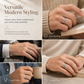 🌸 -50 % maintenant ! 🌸 Bague tournante argentée en acier titane avec gravure « God Is Within Her She Will Not Fall » (Dieu est en elle, elle ne tombera pas)