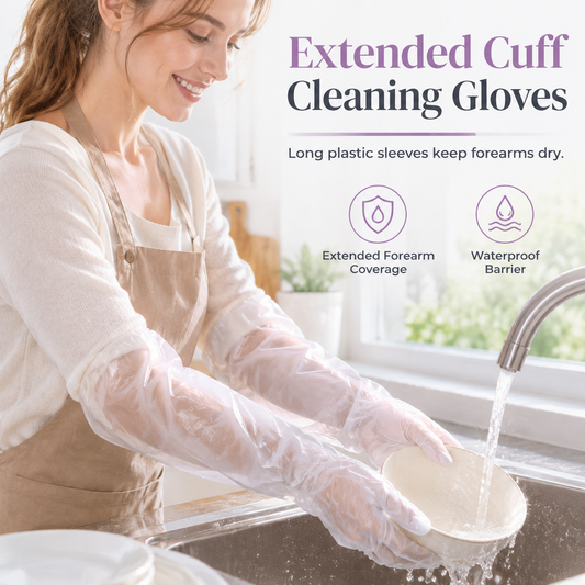 🧪 Sécurité chimique 2026 | Gants longs jetables | Protection intégrale et résistance 🛡️【-50 %】
