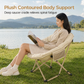 ⛺ Fauteuil lune portable : rembourrage de 5 cm, enveloppant et pliable