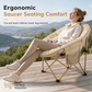 ⛺ Fauteuil lune portable : rembourrage de 5 cm, enveloppant et pliable