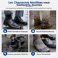 🌧️ Offre limitée : −50 % ! 👢 Surchaussures de pluie montantes imperméables en PVC, semelles antidérapantes, protection de 42 cm et bandes réfléchissantes 👟