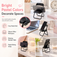 Support de téléphone en forme de petite chaise – Porte-téléphone de bureau créatif et accessoire décoratif pour chambre étudiante
