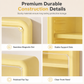 🧸✨💖 Vitrine murale transparente pour figurines avec deux étagères et rangement