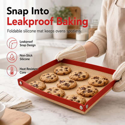 🔥 -50 % !! 📢🍰 Tapis de cuisson antiadhésif en silicone – Renfort en fibre de verre résistant à la chaleur pour macarons, pâtisseries et cuisson au quotidien ✨
