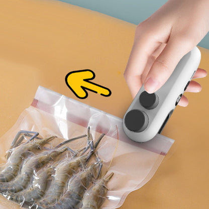 🎉 -50 % dès maintenant ✨ Mini soudeuse de sachets magnétique rechargeable 2-en-1 — Scelle et ouvre les sachets en quelques secondes 🏡