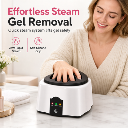📢📢50% DE RÉDUCTION !! ⏰Appareil à Vapeur Professionnel 36W pour Retrait Rapide et Doux du Vernis Gel et Acrylique