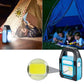 Lampe de travail portable à LED COB, rechargeable par énergie solaire et USB