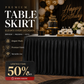 🎉 50% DE RÉDUCTION! 🍽️ Jupe de table plissée – Élégante & parfaite pour vos événements ✨