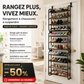 -50% Aujourd’hui 🔥👠 Étagère à Chaussures Suspendue 36 Paires
